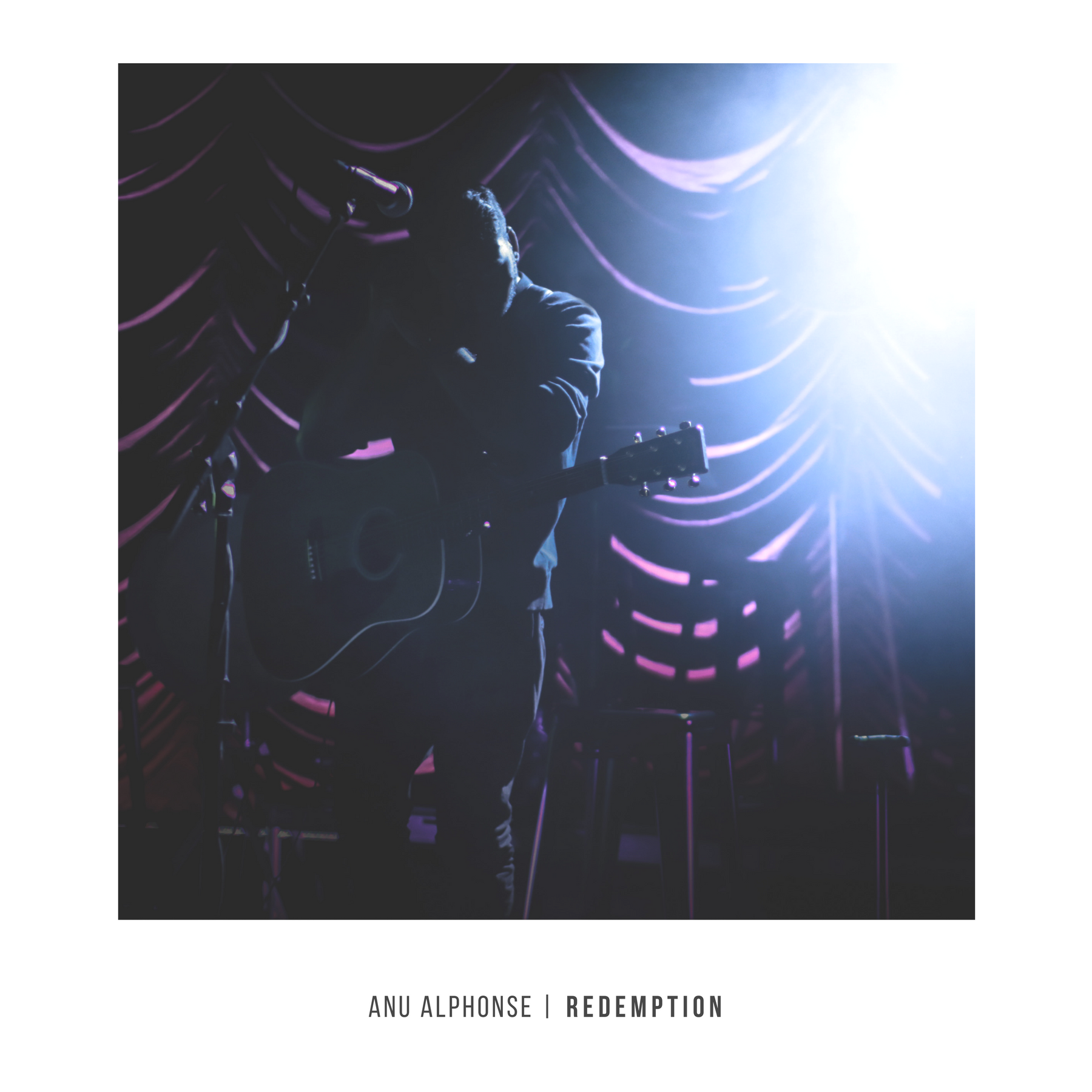 Cover photo of Anu Alphonse's new album, Redemption.